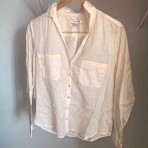 Light peach forever 21 button down size medium